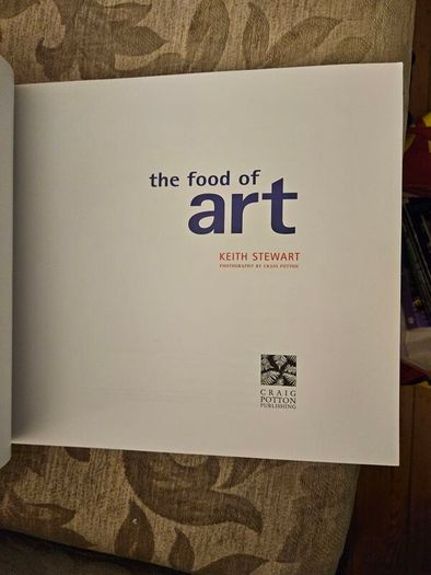 The Food Of Art. New Zealand Painters And Their Food. By Keith Stewart. Photographs By Craig Potton. First Edition Large Volume Paperback In Good Condition.  See Photos For Same.