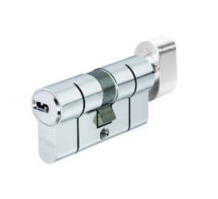 ABUS KD6PSN 40/40mm Bkn Button Cylinder - Nickel-Plated