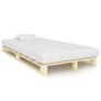 Pallet Bed Frame Solid Pine Wood 120x200 cm Image 2