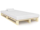 Pallet Bed Frame Solid Pine Wood 120x200 cm