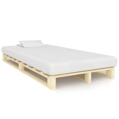 Pallet Bed Frame Solid Pine Wood 120x200 cm