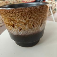 German 20th Century  Planter Plant Pot  1990s Fat Lava