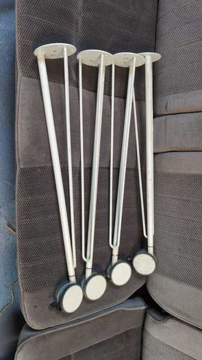 IKEA Krille Table / Desk Legs with Lockable Casters (Set of 4) - New & Unused