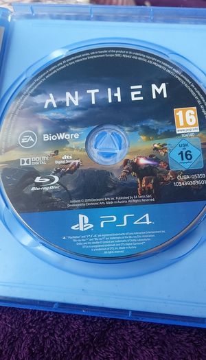 Anthem PS4 game