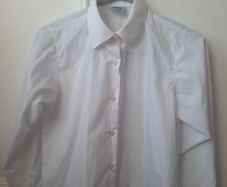 Boys white shirt David Luke like new size 9-10 years