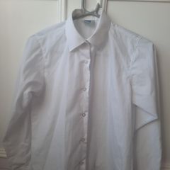 Boys white shirt David Luke like new size 9-10 years