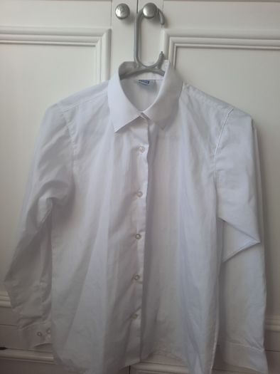 Boys white shirt David Luke like new size 9-10 years
