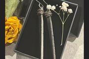 Scavenged Iron Coffin Nail Wasteland Dystopian Brutalist Industrial Dark Aesthetic 1700 Ear Hangers Witch Nail Crust Punk Pagan