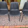 Chairs stacking for office or garden. Set of 4 Image 2