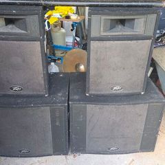Peavey Pro Speaker Set and Poles