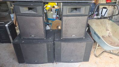Peavey Pro Speaker Set and Poles