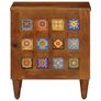 Bedside Cabinet 2 pcs Brown 40 x 33 x 46 cm Solid Mango Wood Image 3