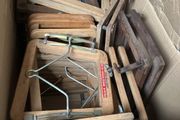 Wooden tennis racket press