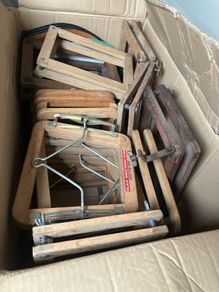 Wooden tennis racket frames