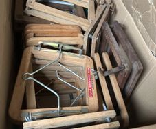 Wooden tennis racket press