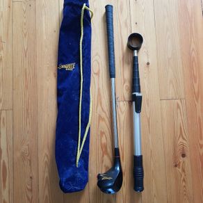 Golf A Swing Rite 2000 Adjustable Power Drive Training Driver And A Telescopic Golf Ball Retriever. Both Housed In Velvet Carry Case. As New .