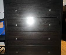 Black Koppang Ikea chest of Drawers