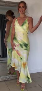 summer floral maxi dress