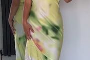summer floral maxi dress