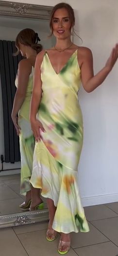 summer floral maxi dress