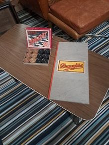 Vintage Draughts Board Game