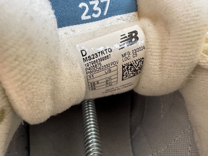 New Balance 237 Size 10.5