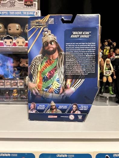 Macho Man Randy Savage HOF WWE fig
