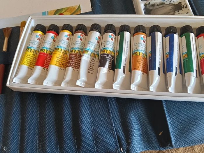 Travel Painting set with canvas case