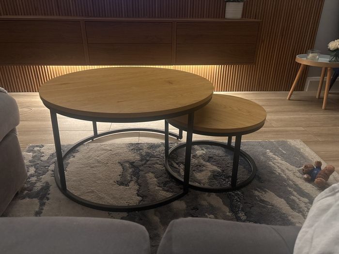 coffe table set 80cm-50cm