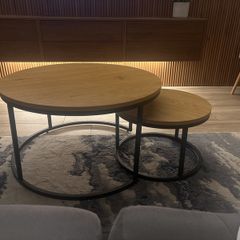 coffe table set 80cm-50cm