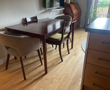 Small mid-century dining table by McIntosh - extendable