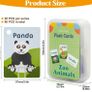 Flash Cards for Toddlers Educational Flash Cards 4 Pack Preschool Learning Flash Cards with Animals, Fruits, Transportation, Body Parts Waterproof Baby Flashcards for 2-6 Year Olds Image 2