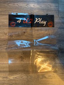 U2 4 U2 Play 45 Rpm Picture Sleeves Wall Hanger