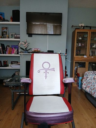 Old modified cinema chair