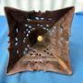 Very decorative cast iron oil lamp base Image 7