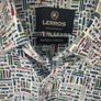 shirt  bnwt size medium white patterned lerros shirt rrp 60 euro Image 4
