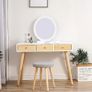 BRAND NEW Nordic Dressing Table Bedroom Dresser Small Apartment Modern Minimalist Vanity Dressing Tables Makeup Organizer Desk Image 2