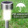 Garden Solar Lights Outdoor, 12 Pack Solar Powered Garden Lights with Upgraded Solar Panel, Solar Stake Lights for Walkway, Patio, Yard, Lawn, Driveway, IP65 Waterproof MULTIPLE COLOURS AVAILABLE, SEE PHOTOS (FREE POSTAGE) Image 7