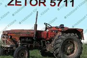 Zetor 5711 classic tractor tin metal sign