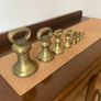 Antique Brass Weights - Bell Weights x 8 Image 7