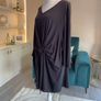 Brand-new Ladies Black Tunic Buckle Top from Evans.  Size UK 22-24 / EU 50-52 Image 10