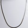 Vintage 925 Sterling Silver 16" Necklace Flat Chain 3.1 grams Image 4