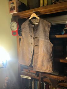 WW2 British Leather Jerkin Jacket