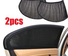 2X Universal Car Sun Mesh Blind Rear Window UV Protector Sun Shade For Baby Kids