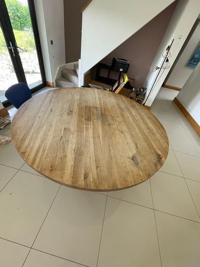 solid oak table