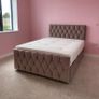 Sandy Divan Double & King Size Bed Frame With Drawers Image 10