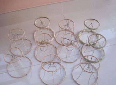 Vintage Lightshade Frames.