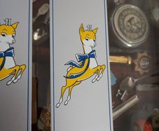 rare Babycham door push plate nos