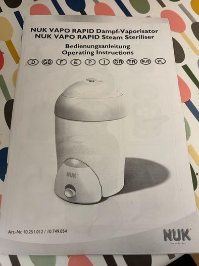 NUK Vapo Rapid Steam Steriliser