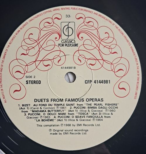 Duets From Famous Operas